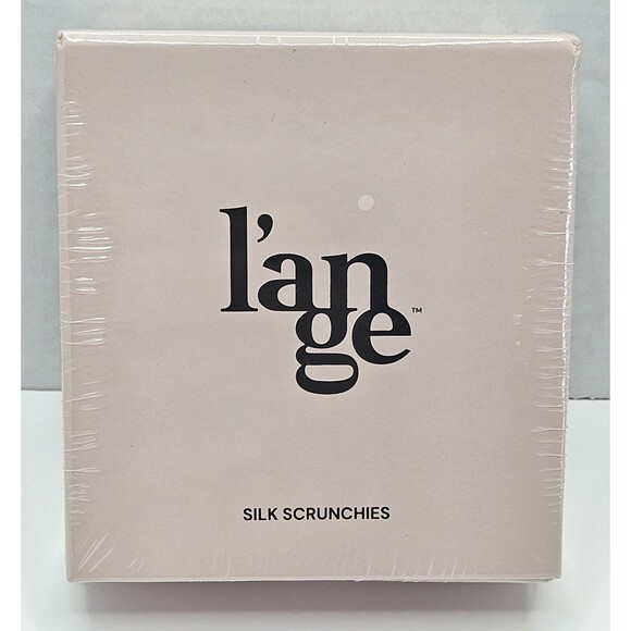 L'ange silk scrunchies 3 Pack 19 Momme 100% Mulberry Charmeuse Silk 2257 Hair - Picture 1 of 3